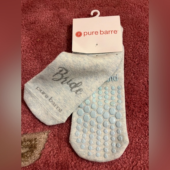 Pure Barre Accessories - Pure Barre Light Blue 'Bride' Low-Cut Grip Socks NWT